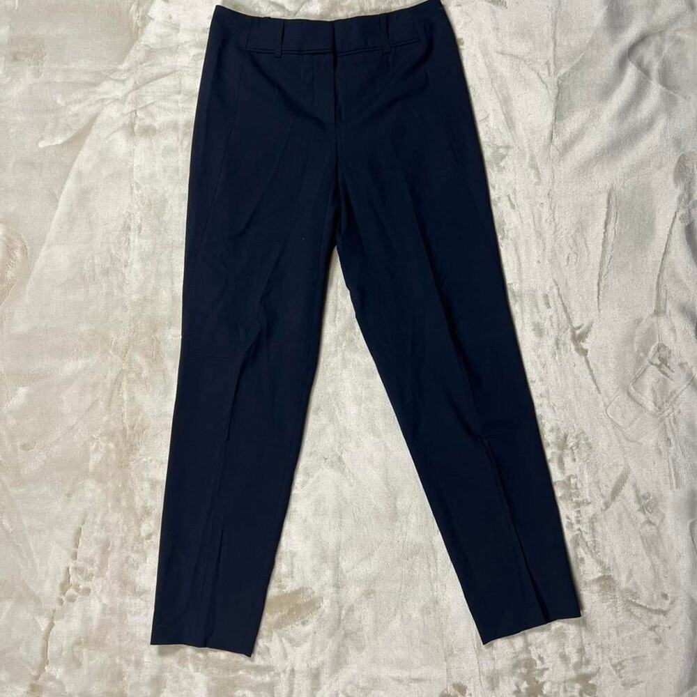 BOSS Hugo Boss Women's Navy Virgin Wool Dress Pants Size 2